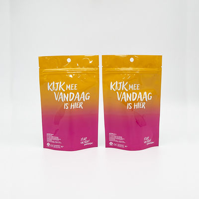 특허 소아 잠금 FDA 식품 등급 원자재 수분 방지 및 공기 밀착 어린이 잠금 지퍼 가방 사용자 지정 마이러 가방