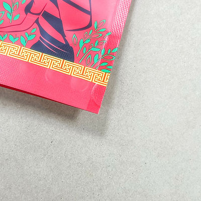 쉽게 찢어지는 식품 포장 알루미니즘 배열을 가진 서 있는 봉지