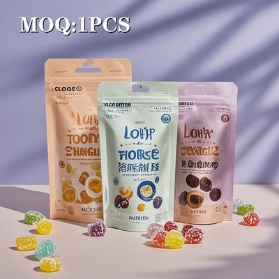 식품 포장용 에어 밀폐 된 내구성 있는 지퍼 저장 봉지