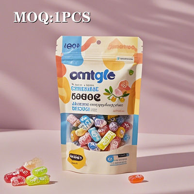 맞춤형 재활용 가능한 생분해성 식품 포장 냄새 방지 가방 밀폐 된 지퍼 서있는 마일러 봉지 가방