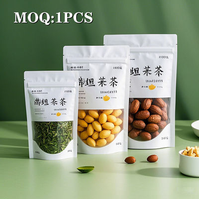 사용자 지정 Zip Lock Frosted Smell Proof Stand Up Pouch Mylar Zipper Bags 식품 포장 가방 다채로운 포장 디지털 인쇄