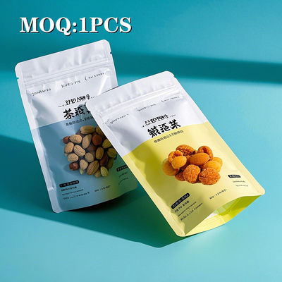 맞춤형 100pcs 500pcs 낮은 MOQ 지퍼 잠금 Mylar 가방 식품 포장 디지털 인쇄 3.5g Mylar 가방