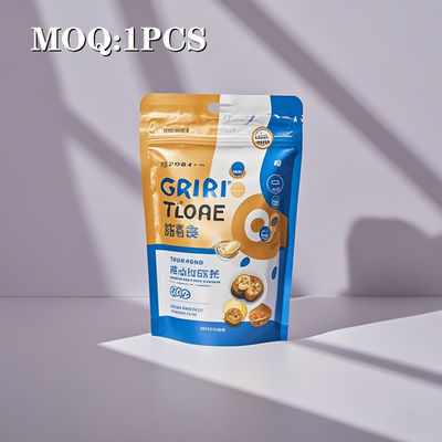 사용자 정의 OEM ODM 뚜렷한 창문과 함께 100g 과일 가루를위한 서드 업 포지 마이러 가방