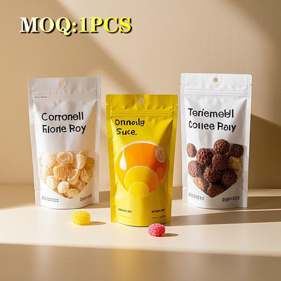 맞춤형 크기 인쇄 된 어린이 보호 식품 포장 고무 사탕 사이드 봉인 3.5g 냄새 방지 다이 커트 마일러 가방