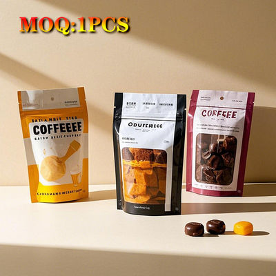 맞춤형 인쇄 신형 핫 스탬핑 스탠드업 가방 알루미니즘 엽지 냄새 방지 플라스틱 포장 Mylar Zip 잠금 가방