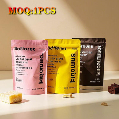 맞춤형 인쇄 다시 닫을 수 있는 냄새 방지 래미네이트 마이러 가방 다채로운 서 있는 가방 식품 사탕 1g 35g 7g 14g 28g 1oz
