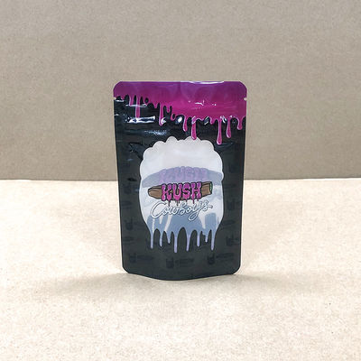 커스텀 서 있는 포지 엄지손가락 주머니 다시 닫을 수 있는 어린이 저항 칩