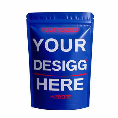 사용자 지정 3.5g Mylar 가방 - 냄새 방지 및 어린이 보호 쿠키 포장용으로 지플로크가있는 재봉식 알루미늄 엽지 서드업 포스