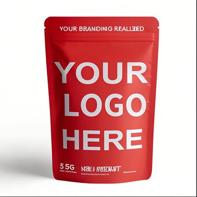 맞춤 인쇄된 냄새 방지 스탠드업 Ziplock Mylar 가방 3.5g 재 닫을 수 있는 알루미늄 플라스틱 식품 포장 봉지