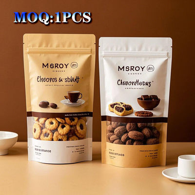 FDA-Compliant Mylar Stand-Up Packaging Zip-Lock Closure HD 커스텀 프린팅 & 마이크로 포션 1/8 온스 용량