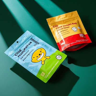 어린이 보호 Zipper Bag 중용 플라스틱 복합 포장품 사용자 지정 크기 및 조작 방지 디자인