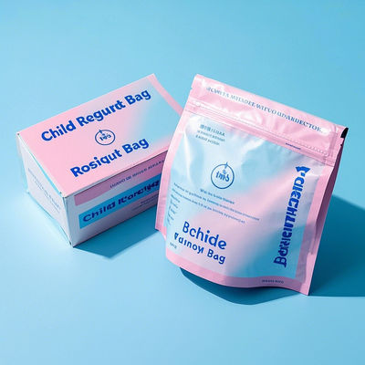 환경 친화적 인 어린이 내성 평면 봉지 FDA- 컴플라이언트 재료 대량 판매 옵션