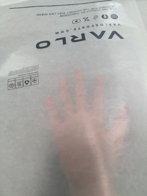 재활용 및 분해 가능한 유리질 자착 가방 패션 브랜드의 녹색 포장