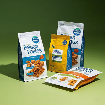 Custom Mylar Zipper Bags Food Grade Recyclable For Pet Food Wholesale