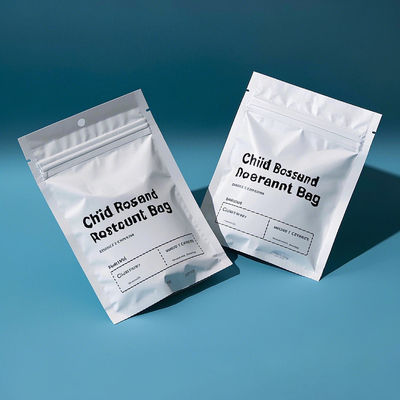 Eco-Friendly Child Resistant Flat Pouches - Lightweight & Reclosable, Bulk Order Discounts Available