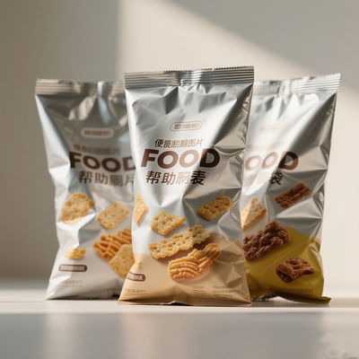 산업용 BOPET 알루미늄 엽지 봉지 재사용형 대량 커피 간식 보관용 Zipper 닫기