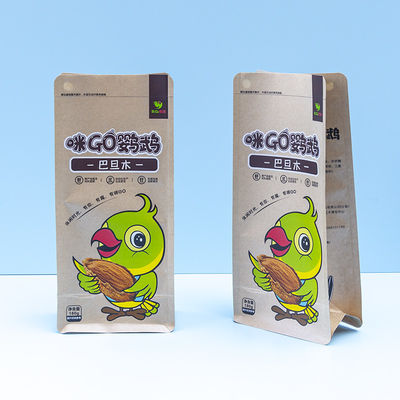 유기농 앵무새 먹이 8면 봉지 다시 닫을 수 있는 BPA 없는 스냅스 아카와 카카도용 영양소가 풍부한 대량 조류 음식