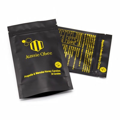 과자 / 간식 / 의약품용 다층 알루미늄 복합 어린이 보호 포장 봉지 사용자 정의 가능한 CR 포장 솔루션