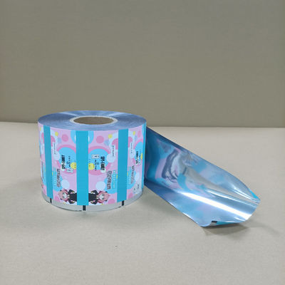 알루미늄 포일 포장 롤 필름 식품 / 의료 / 화장품 포장용 합성 물질 PET/Al/PE 사용자 지정 크기