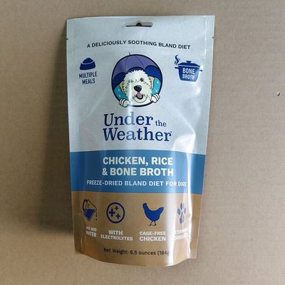 맞춤형 서있는 가방 커피를 위해 다시 닫을 수있는 친환경 제품 애완 동물 식품 화장품 100g 500g 1kg