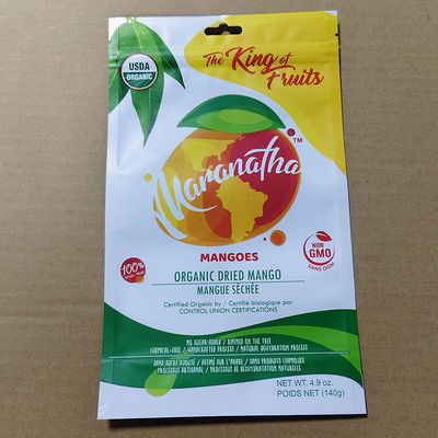 OEM 8면 진공 밀폐 된 망고 건조 간식 가방 ISO9001 인증 & 비생성 채식 호환