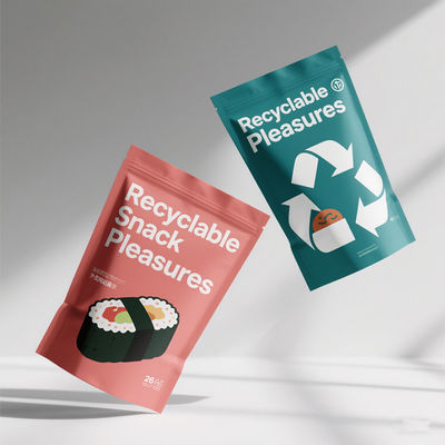 맞춤형 8면 밀폐 된 서드업 식품 포장 봉지 - 간식 및 커피를 위해 친환경 및 습도 방지