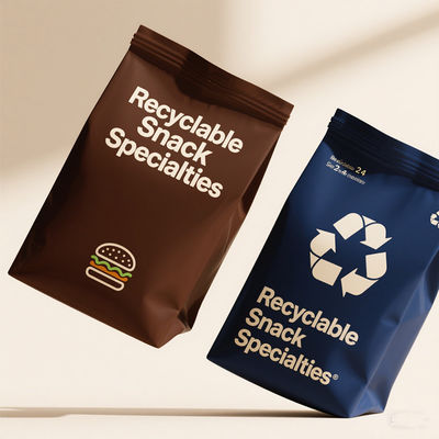 맞춤식 8면 봉인 서식식품 봉지 FDA 승인 및 습도 방지 스냅 / 커피 ISO 22000 인증