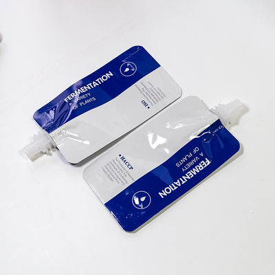 서있는 포장 솔루션에 맞춘 평면 하단 100ml 스푸트 봉지