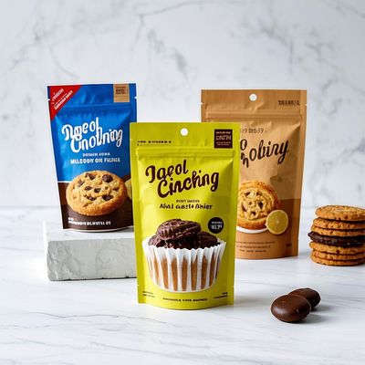 맞춤 인쇄 알루미니즘 엽지 가방 도이팩 냄새 방지 식품 등급 플라스틱 쿠키 서드업 지퍼 마일러 가방