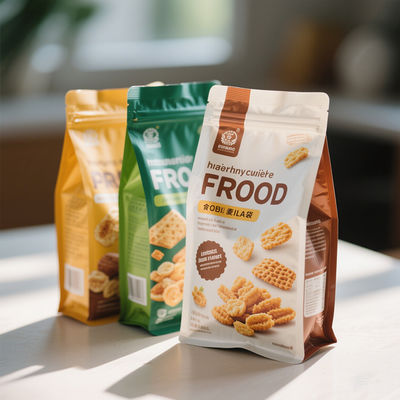 맞춤 인쇄 된 서 있는 복합 가방 - 전체 CMYK & 부드러운 터치 마무리