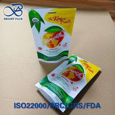 매달린 구멍 망고 슬라이스 패키지 - 3면 봉인, 습기 장벽 및 맑은 창문