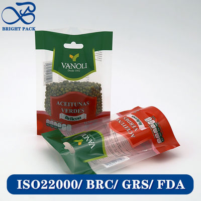 투명한 재활용 가능한 플라스틱 식품 포장 봉지 사용자 지정 로고 인쇄 공장 직판매