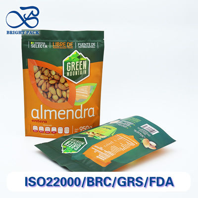 공장 공급 스탠드 업 Ziplock 포지  마이러 가방 견과류 포장 주문 인쇄 및 창문.