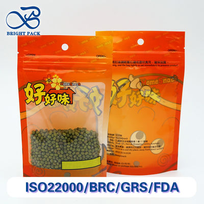 가볍고 재활용 가능한 투명한 창문으로 된 서있는 가방