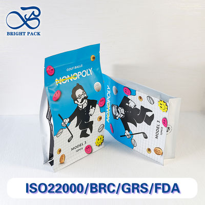 재사용 가능한 8면 봉쇄 가방 스포츠 용품 재활용 가능한 재료로 포장 대량 주문 할인