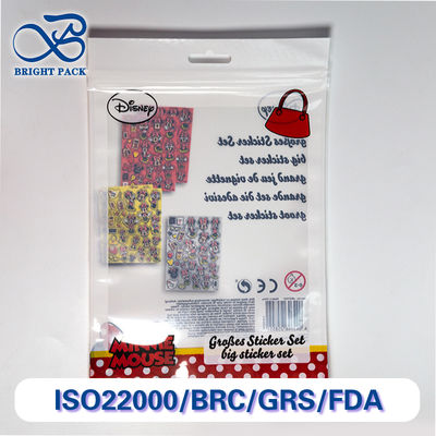 장난감 포장을 위한 맞춤형 인쇄 삼면 밀봉 백, 투명 창 및 정전기 방지 레이어 포함, 대량 주문 할인.