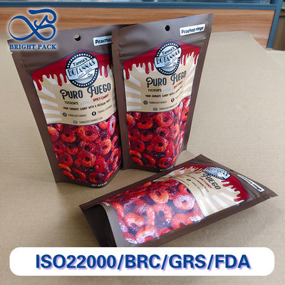 ​​Pantone 매칭 맞춤형 로고 스탠드업 백 10색 플렉소 인쇄, 식품 포장 도매용.