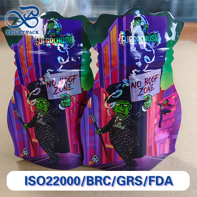 다시 닫을 수 있는 어린이 저항 Mylar 가방 습기 장벽 약품 및 영양약품 포장재.