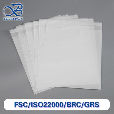 100% 생분해성 백색 투명 종이 봉지