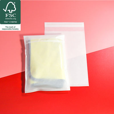 종이 유리 봉지 생분해 할 수 있는 옷 봉지 티셔츠 및 옷 포장