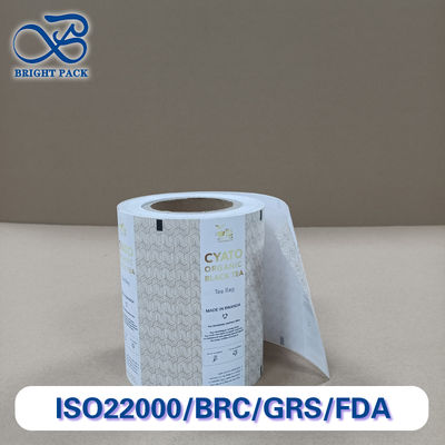 프리미엄 차 포장 필름 고 장벽 다층 복합 재료 습기 / 산소 검증 신선도 잠금 차 봉지 및 포장에 대한 사용자 정의 크기 및 인쇄 SGS / FDA 인증