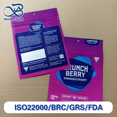 프리미엄 CR 인증 아동 보호용 가방 Zipper 닫기 맞춤형 인쇄 내구성 및 재 닫기