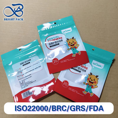 환경 친화적 인 치아 실 픽 백 1000ml PET/PE 투명 포장