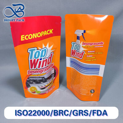 주방 세정제용 누수 방지 및 내구성 있는 스탠드 업 파우치