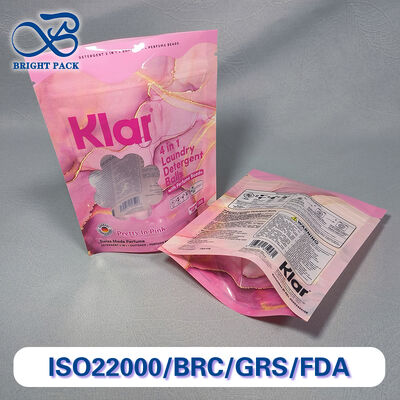 평평한 바닥의 지속 가능한 스탠드업 파우치