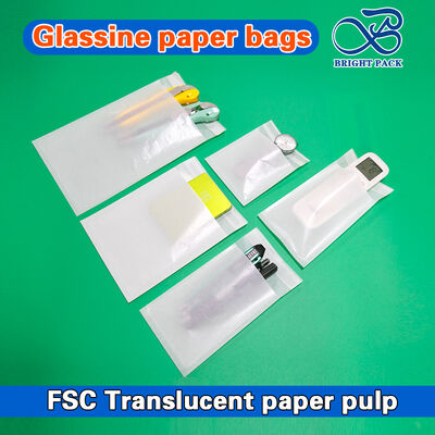 소매 맞춤형 인쇄 재활용 가능한 친환경 유리 종이 가방 지속 가능한 포장